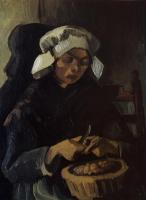 Gogh, Vincent van - Peasant Woman Peeling Potatoes, Neunen